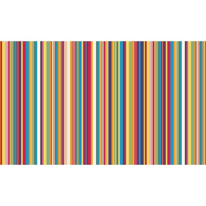 Стеклянный фартук закаленное стекло М1 "Яркая полоса", 600х1000х4