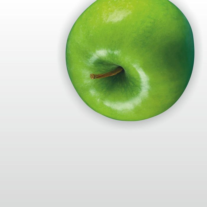 Стеклянный фартук закаленное стекло М1 "Зеленное яблоко", 600х600х4