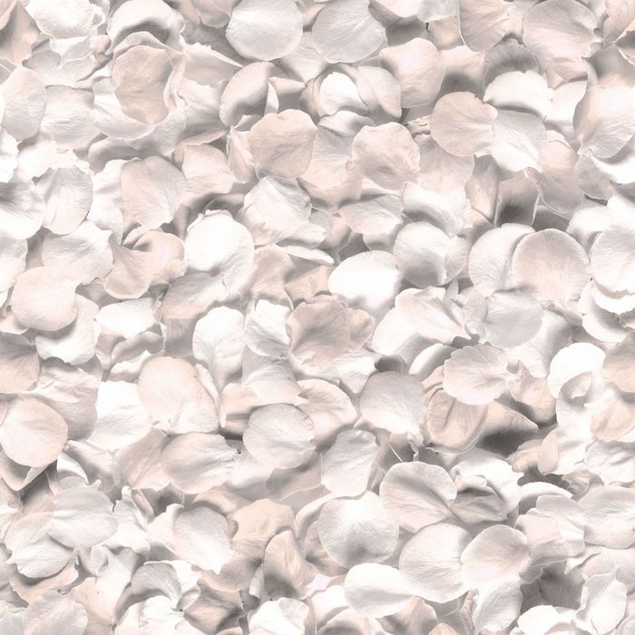 Стеклянный фартук закаленное стекло М1 "Белые лепестки", 600х600х4