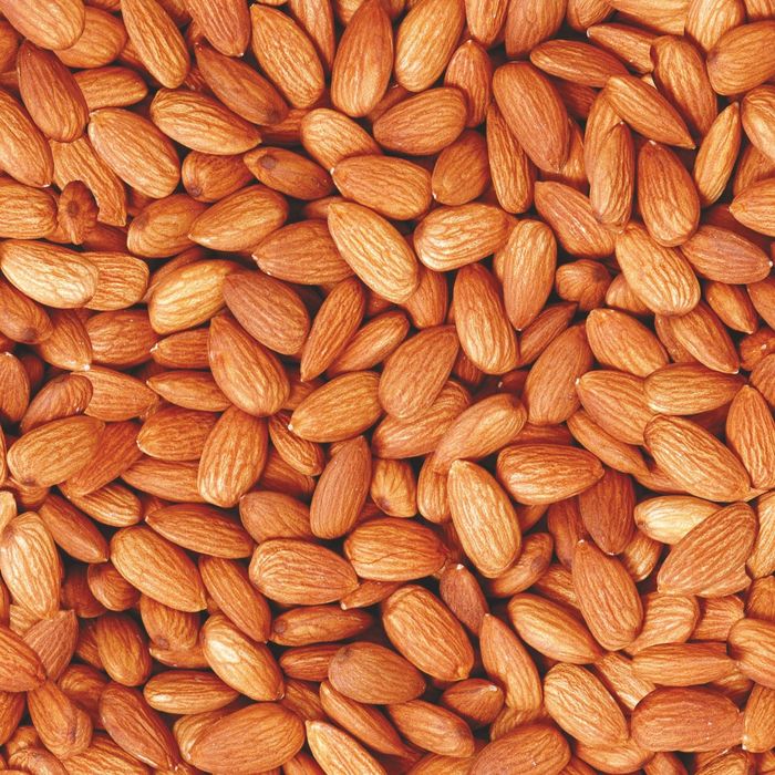 Стеклянный фартук закаленное стекло М1 "Миндаль", 600х600х4