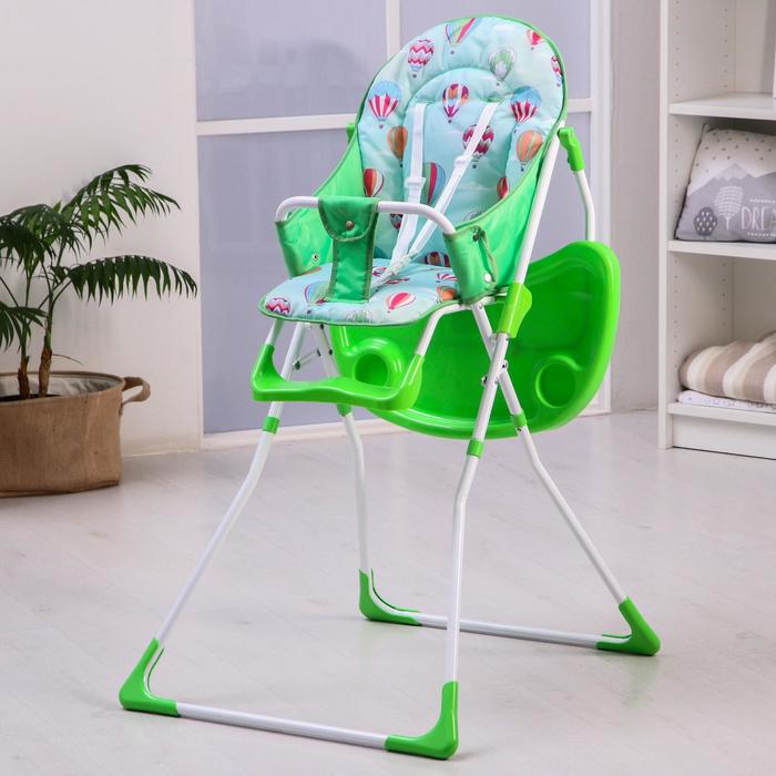 Стульчик для кормления, цвет зелёный