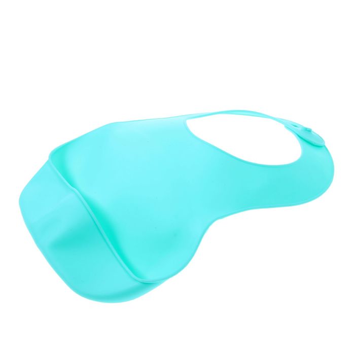 Нагрудник с карманом «Мягкий», пластиковый, от 6 мес.