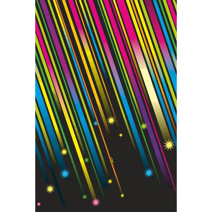 Стеклянный фартук закаленное стекло М1 "Звездопад", 600х400х4