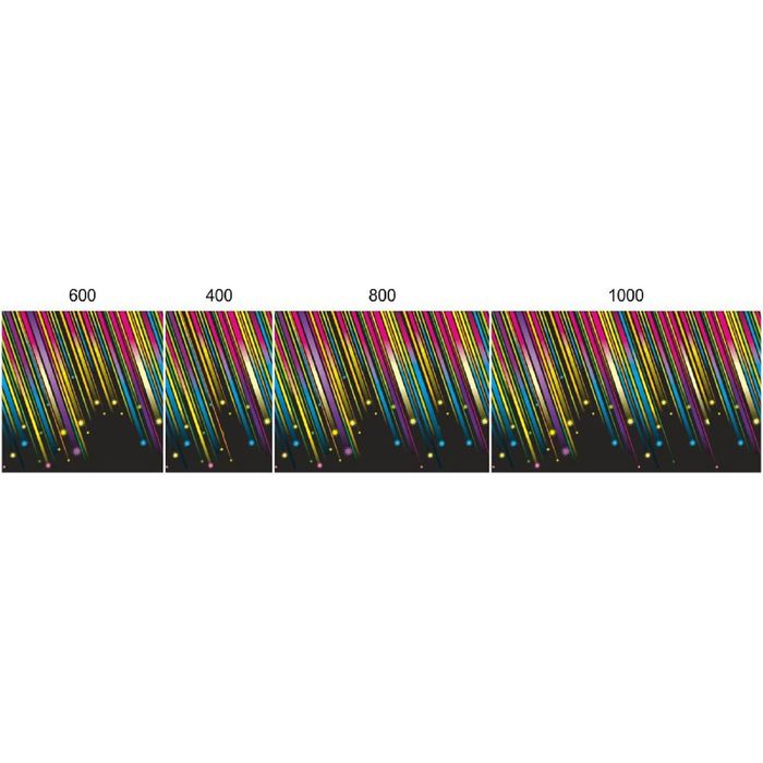 Стеклянный фартук закаленное стекло М1 "Звездопад", 600х400х4