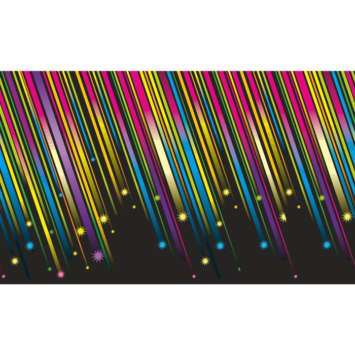 Стеклянный фартук закаленное стекло М1 "Звездопад", 600х1000х4