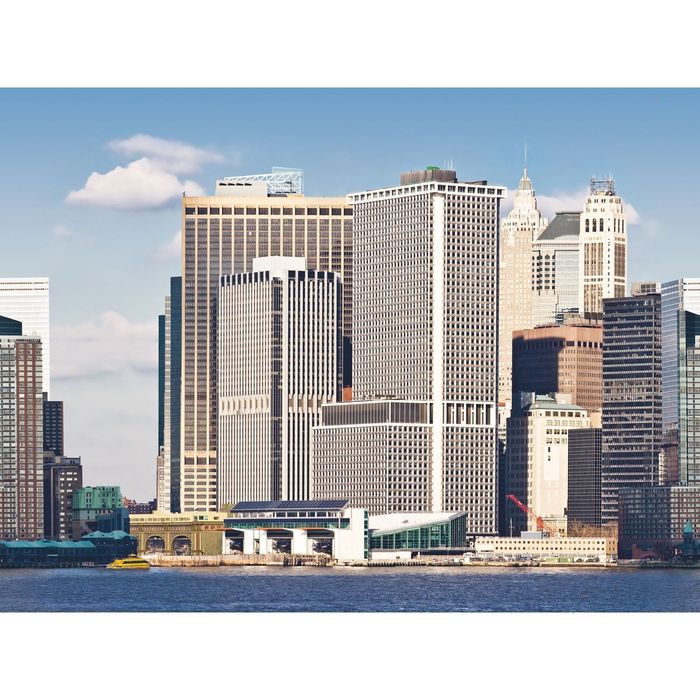 Стеклянный фартук закаленное стекло М1 "Город", 600х800х4