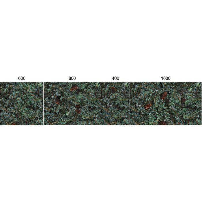 Стеклянный фартук закаленное стекло М1 "Ель", 600х1000х4