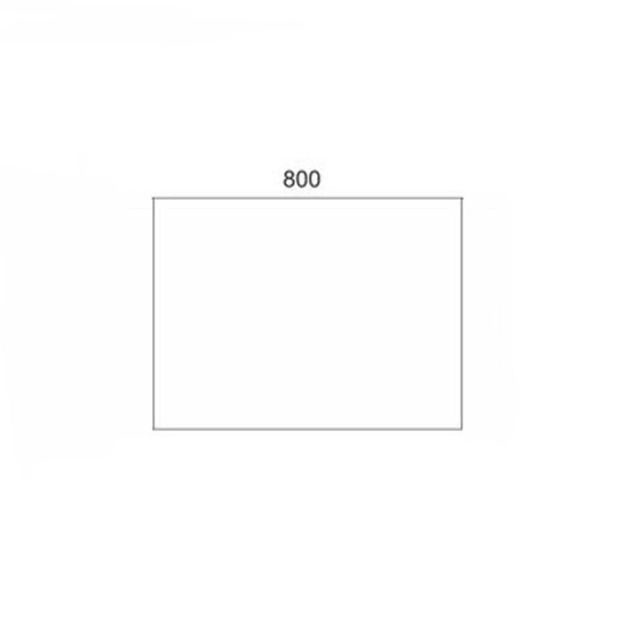 Стеклянный фартук закаленное стекло М1 "Белый", 600х800х4