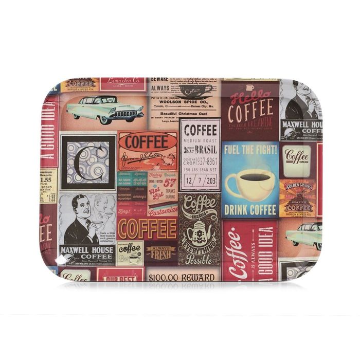 Поднос "Кофе ретро", 39х28 см