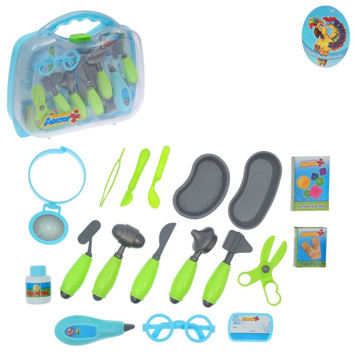 Набор доктора "супер доктор-6", 17 предметов