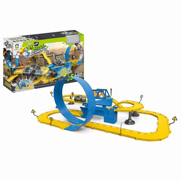 Автотрек Cross-country, 48 элементов, работает от батареек