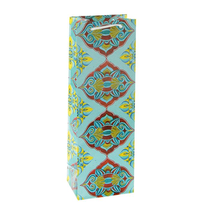 Пакет подарочный под бутылку "Татьяна", 36 х 12 х 8.5 см