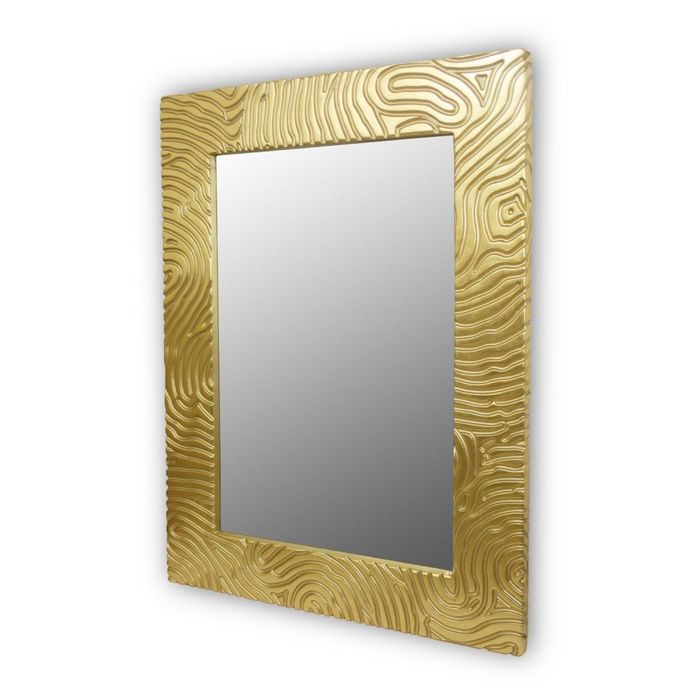 Зеркало FASHION MARK QU, древесный материал, золотистое