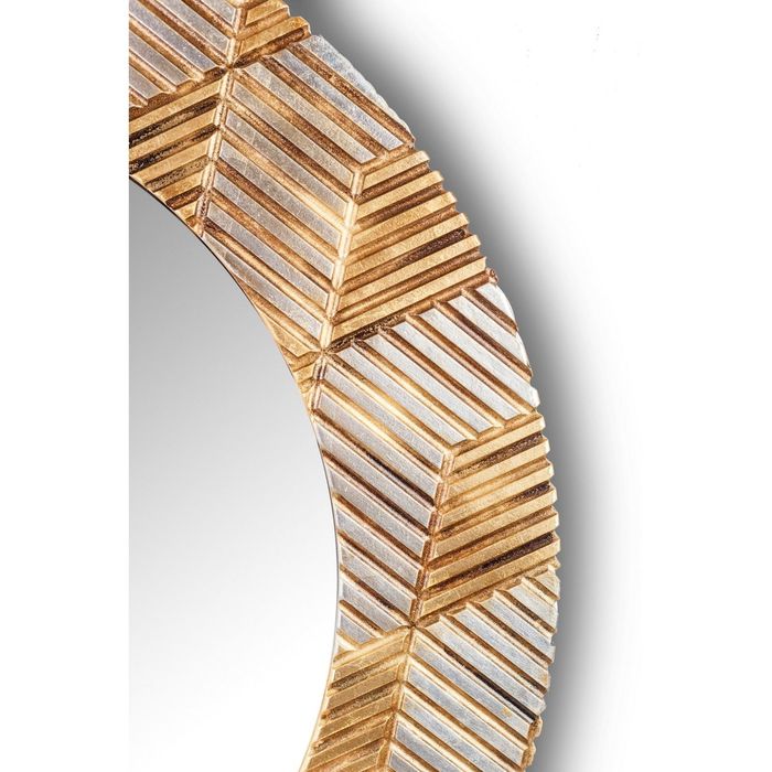 Зеркало FASHION ADEPTNESS, древесный материал, серебристо-золотое