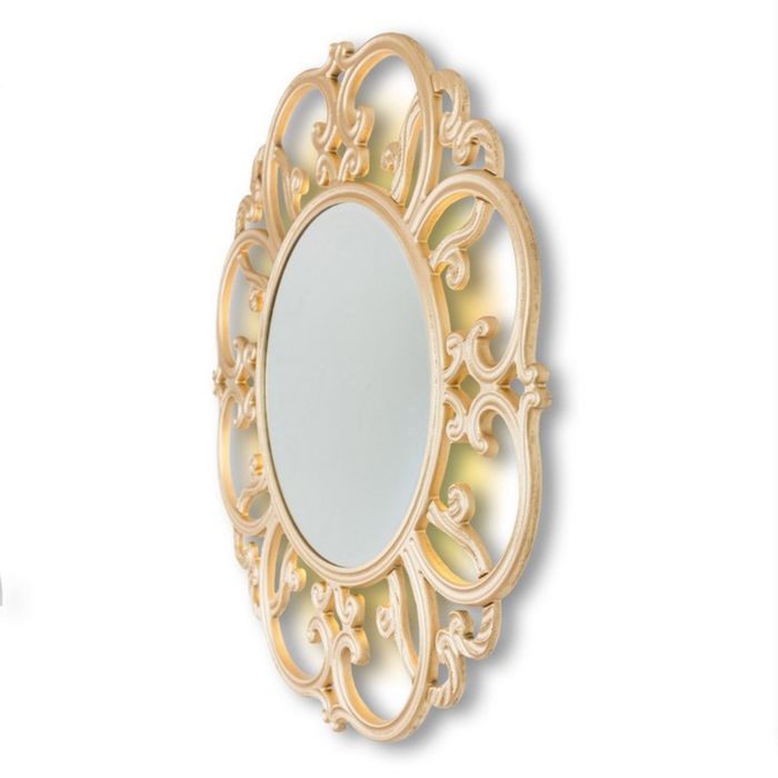 Зеркало TIFFANY, древесный материал, золотистое