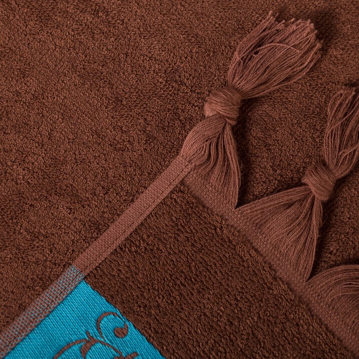 КМП в коробке Fidan "Classik" (50х90+70х130), цв.коричневый, бамбук 100%, 420г/м