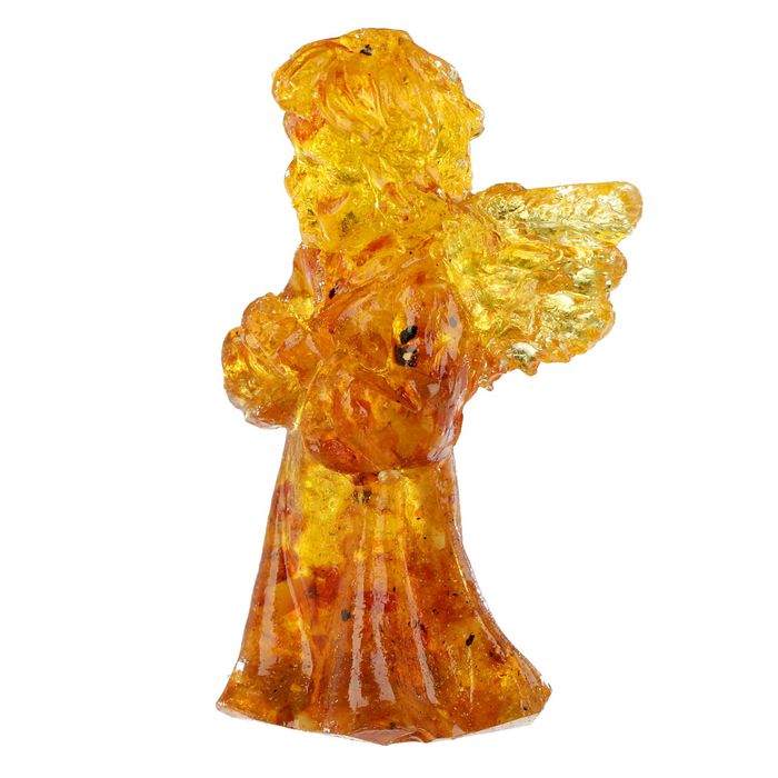 Сувенир из янтаря "Ангел янтарный" 7х4,5 см