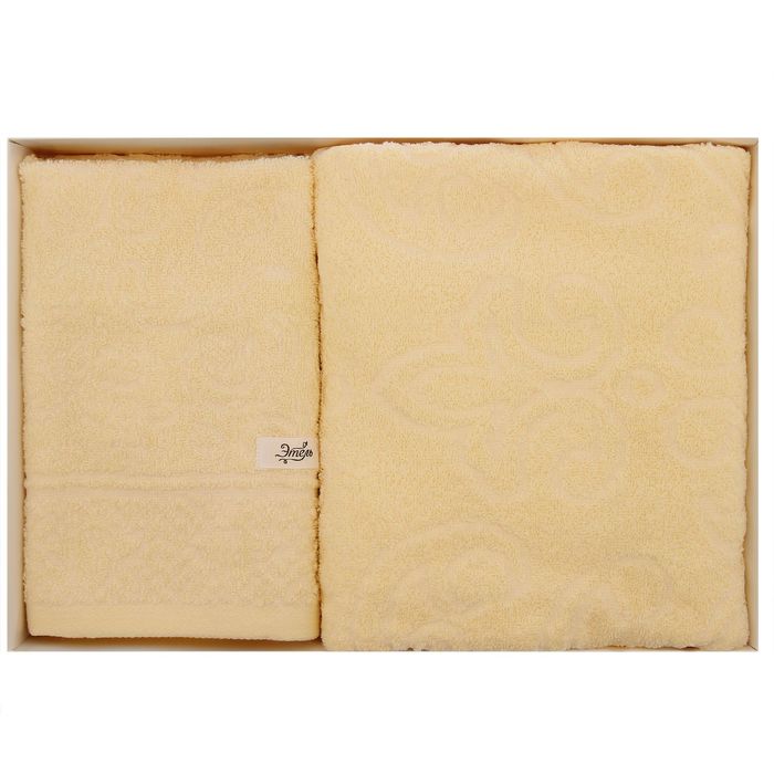 Набор полотенец "Этель" Орнамент, размер 30х70 см, 70х140 см