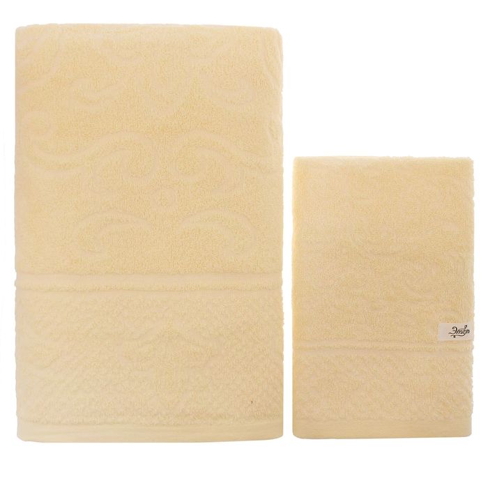 Набор полотенец "Этель" Орнамент, размер 30х70 см, 70х140 см