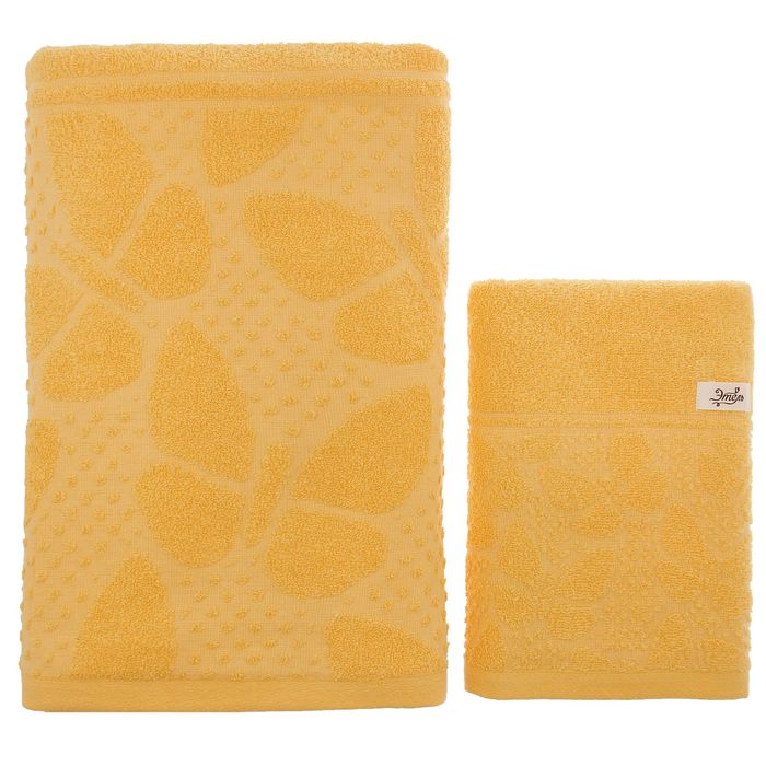 Набор полотенец "Этель" Ариа, размер 30х70 см, 70х140 см, 400 г/м2