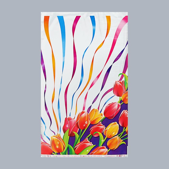 Пакет подарочный "Март" 20 х 35 см