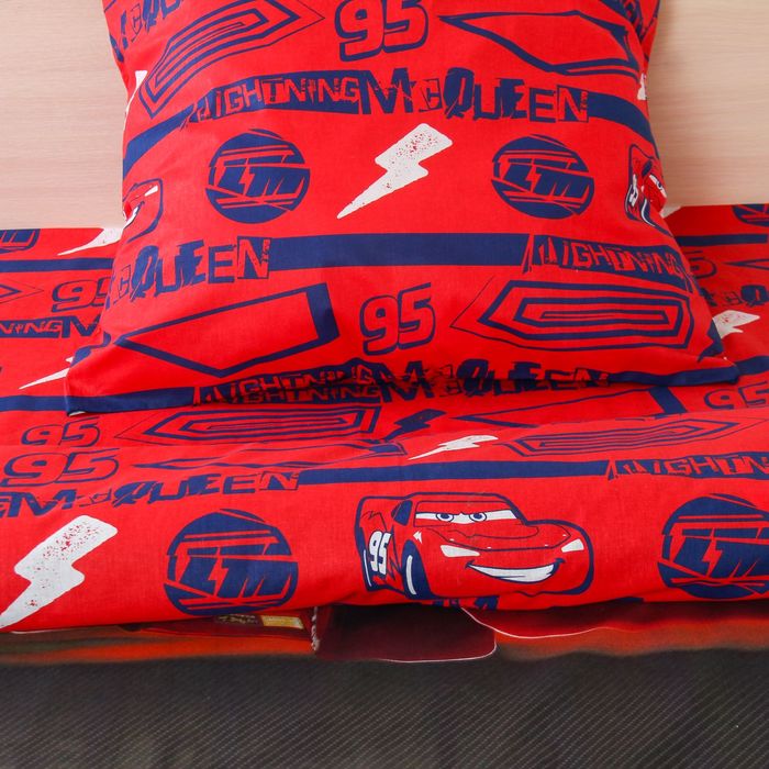 КПБ 1,5сп Ночная гонка 143*215, 150*214, 70*70 см 1 шт, бязь, хл100 120 гм