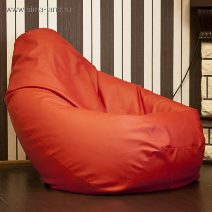 фото Кресло-мешок «красная кожа» dreambag