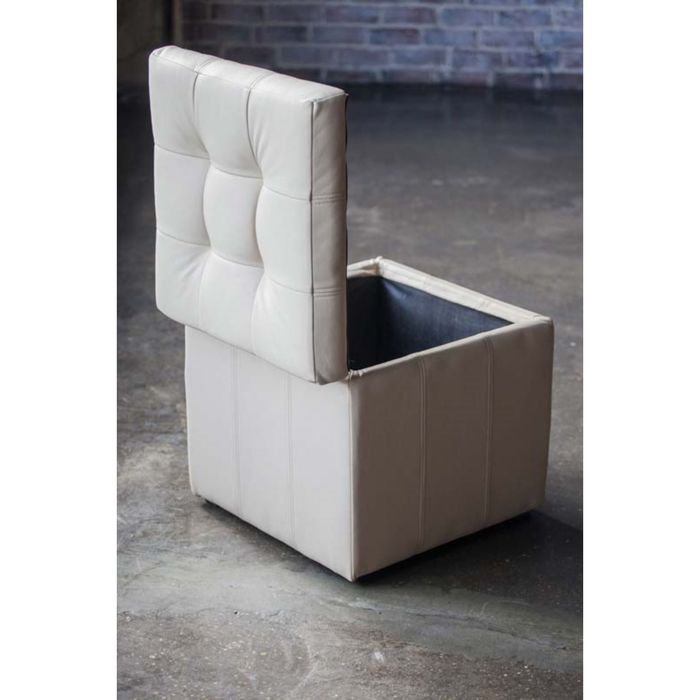 Банкетка-пуф «Модерна», светло-бежевая