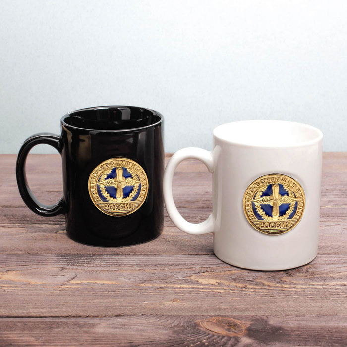Кружка с бляхой "ВВС", 300 мл