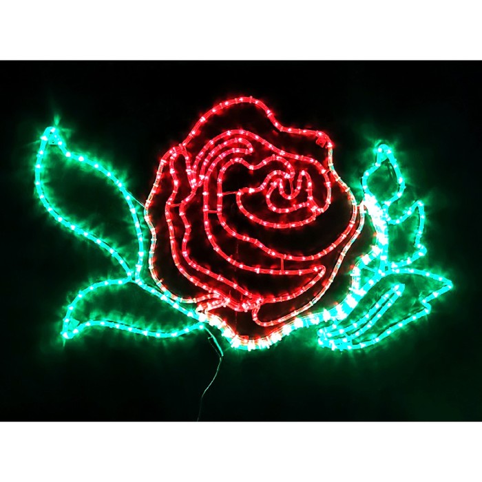 Светодиодное панно "Розовый бутон", 600 х 580 х 30 мм, 18 Вт