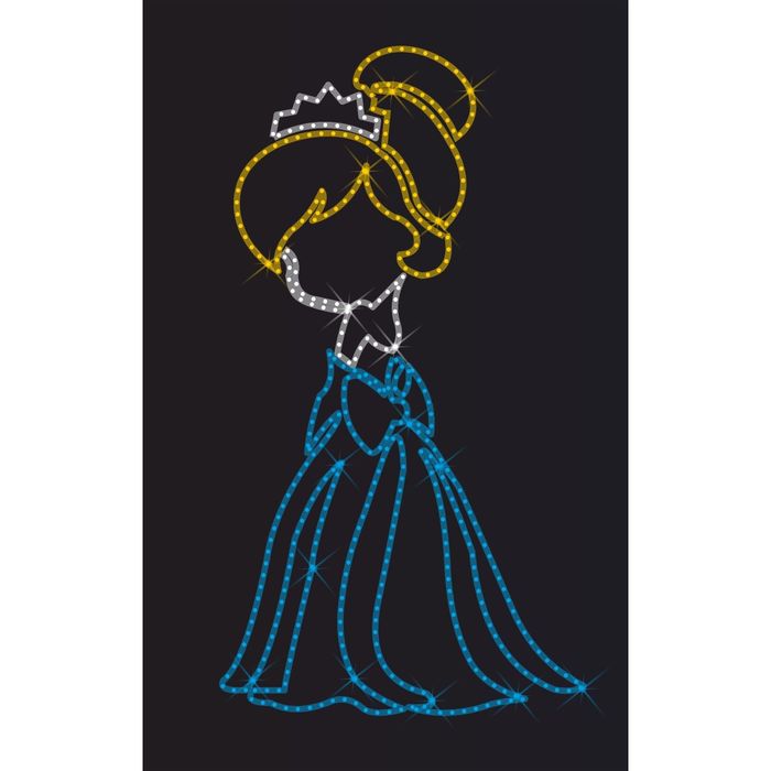 Светодиодное панно "Маленькая принцесса", 2000 х 1090 х 30 мм, 46 Вт