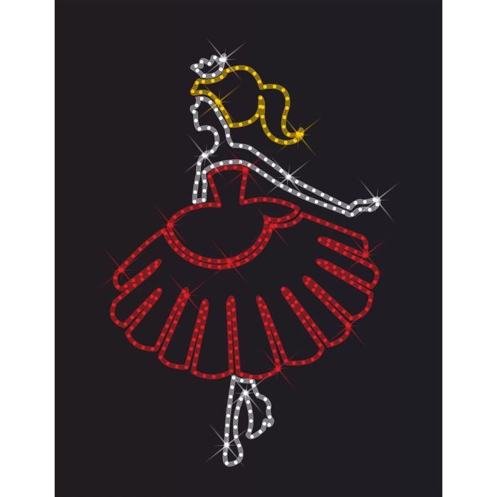 Светодиодное панно "Сказочная принцесса", 1000 х 650 х 30 мм, 26 Вт