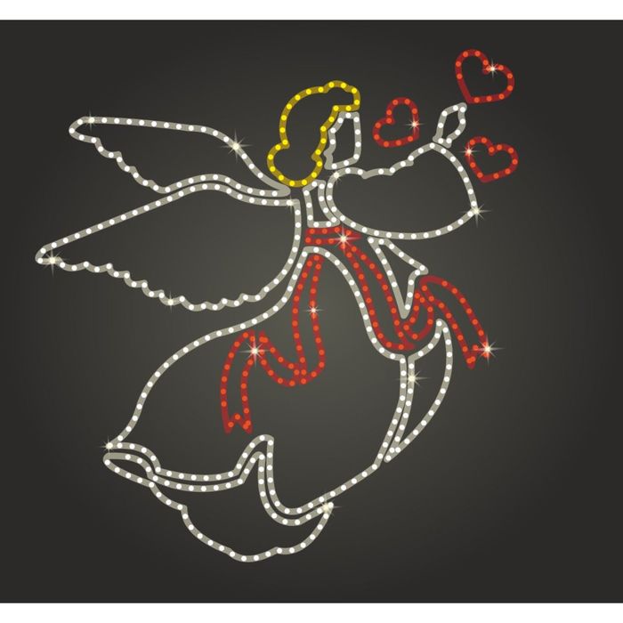 Светодиодное панно "Ангел", 2000 х 1880 х 30 мм, 65 Вт