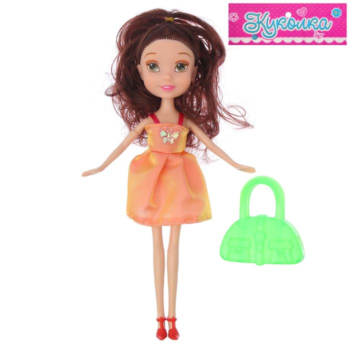 Кукла "Принцесса" в летнем платье, с сумочкой