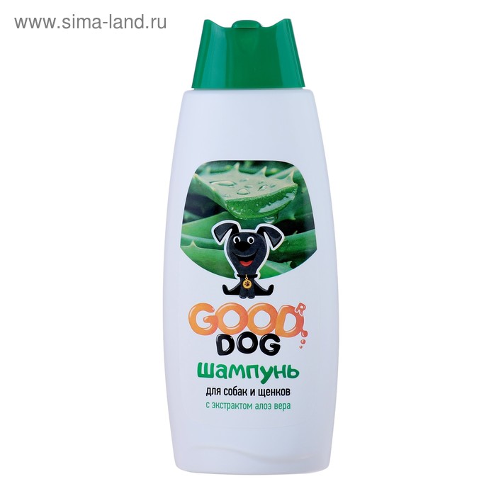 

Шампунь Good Dog для собак и щенков, с экстрактом алоэ вера , 250 мл