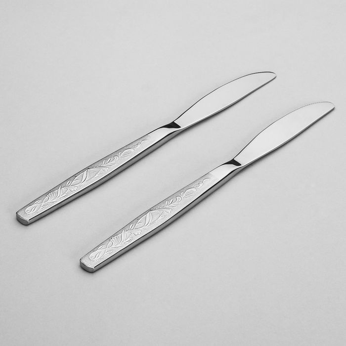 Набор столовых ножей "Уралочка. Универсал", 2 шт, на подвеске, толщина 2 мм