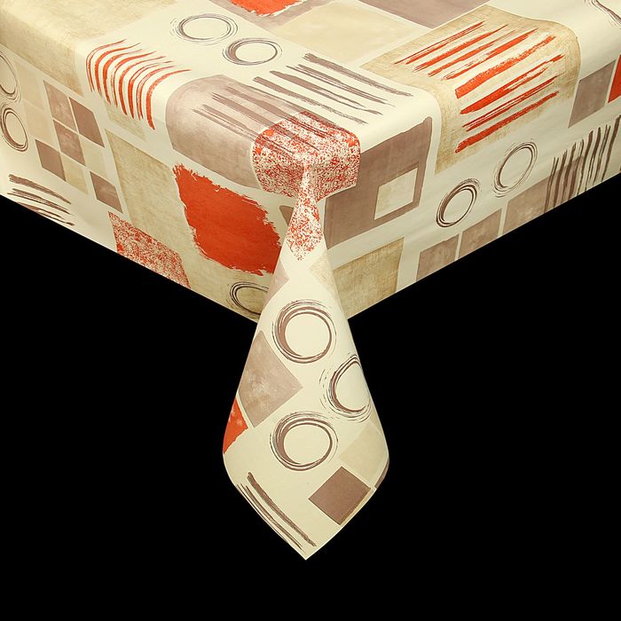 Клеенка столовая на нетканой основе 20 м, ширина 137 см, толщина 0,18 мм