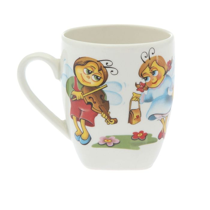 Кружка 200 мл "Оскар" жу-жу, деколь