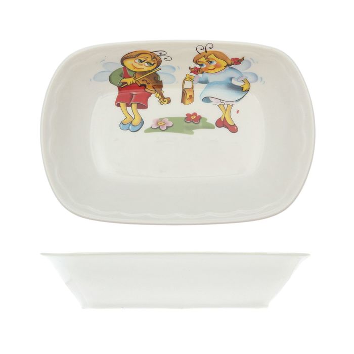 Салатник 200 мл "Заливное", жу-жу, деколь