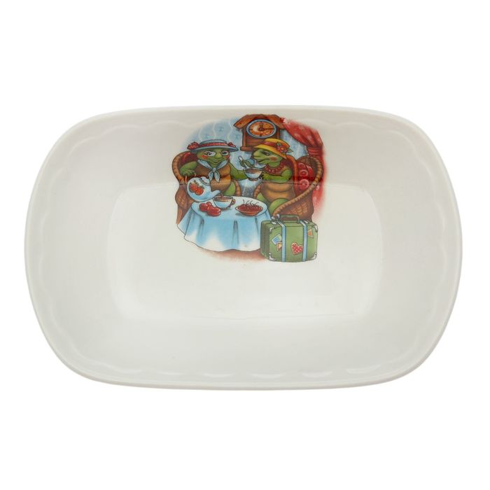 Салатник 200 мл "Заливное", алфавит, деколь, микс