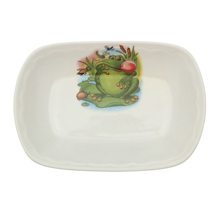 Салатник 200 мл "Заливное", алфавит, деколь, микс