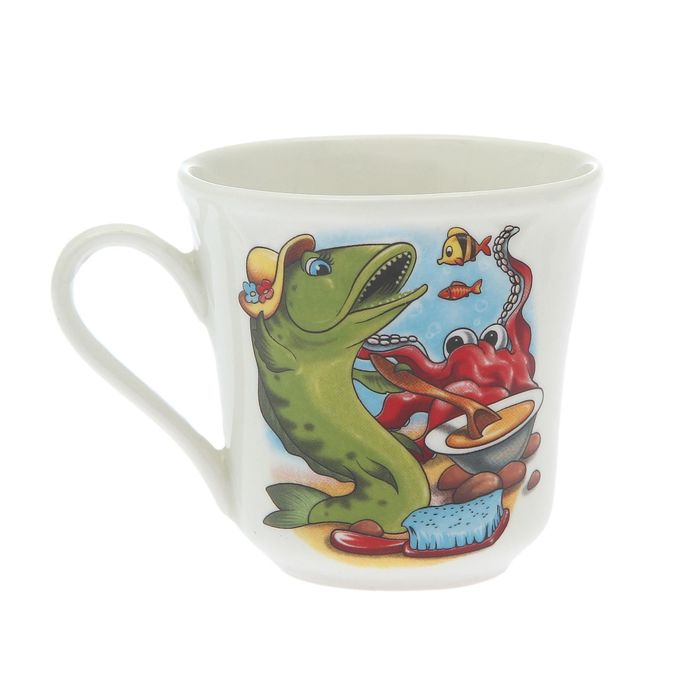 Кружка 190 мл "Маруся" алфавит, деколь, микс