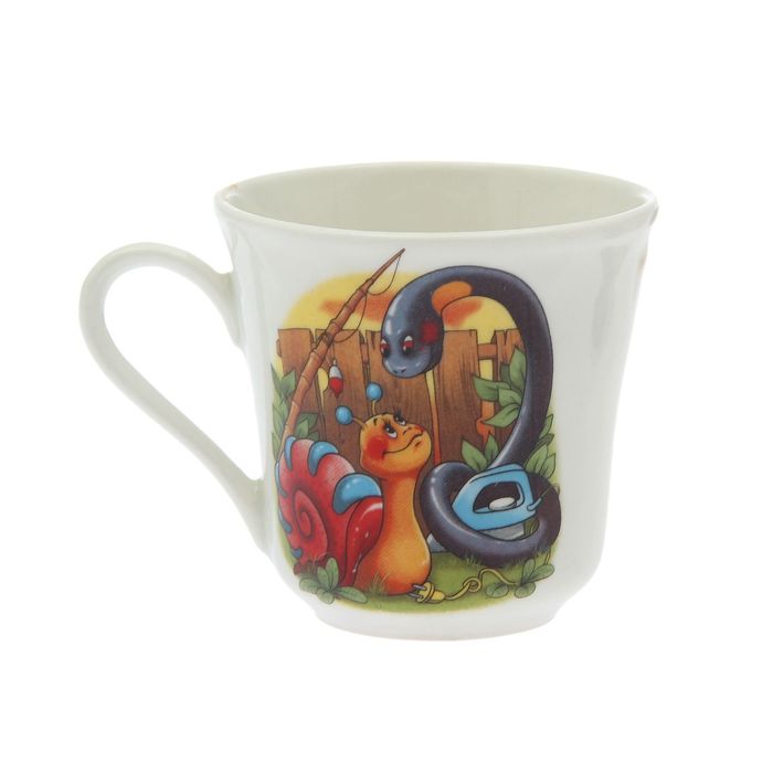 Кружка 190 мл "Маруся" алфавит, деколь, микс