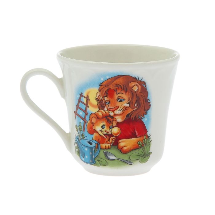 Кружка 190 мл "Маруся" алфавит, деколь, микс