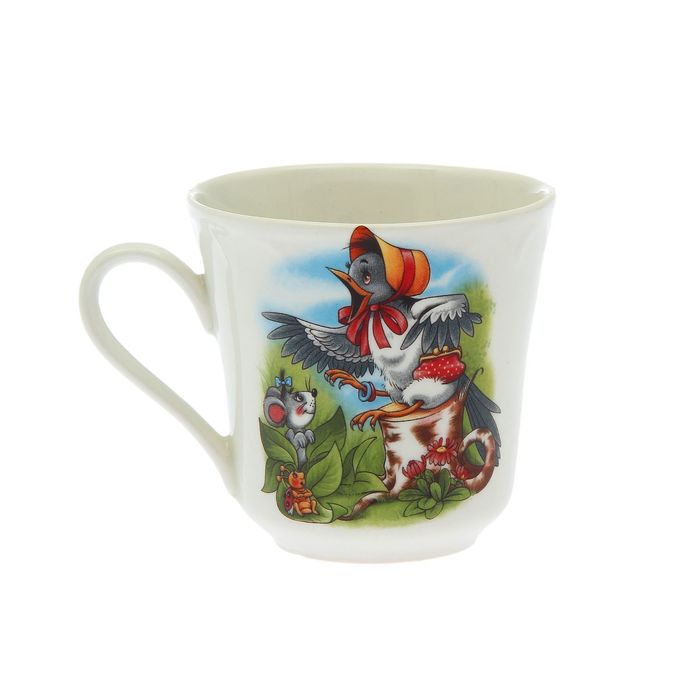 Кружка 190 мл "Маруся" алфавит, деколь, микс