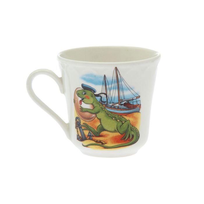 Кружка 190 мл "Маруся" алфавит, деколь, микс