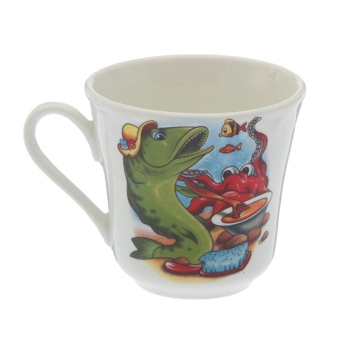 Кружка 190 мл "Маруся" алфавит, деколь, микс