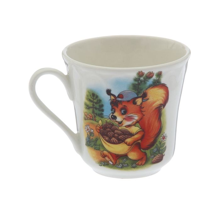 Кружка 190 мл "Маруся" алфавит, деколь, микс