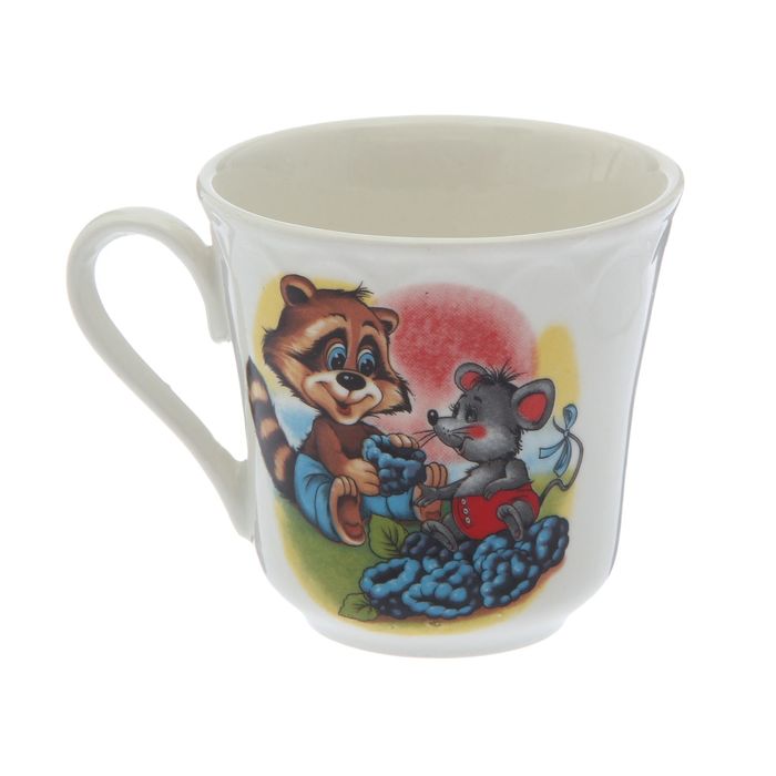 Кружка 190 мл "Маруся" алфавит, деколь, микс