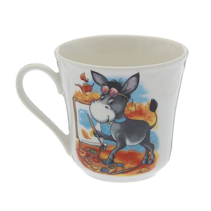 Кружка 190 мл "Маруся" алфавит, деколь, микс